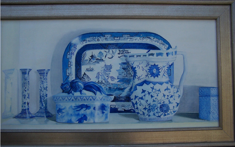 StillLife Blue and White